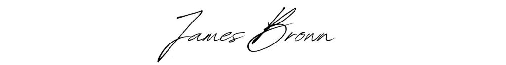 James Brown Signature